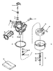 Carburetor 632589 (71/143) Diagram and Parts List for 9618-0  Generac Pressure Washer