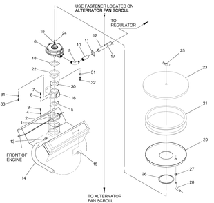 Ev Carb Guard/Emis 04626-0 Diagram and Parts List for 0046260 (3580746)(2001) Generac Generator