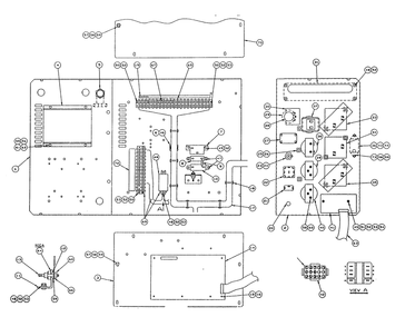 Control Panel Diagram and Parts List for 9303-3  Generac Generator