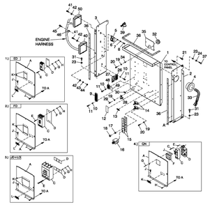 Cpl C2 And C4 Flex Hsb Diagram and Parts List for QT03624ANAN (5308416 - 5326518)(2009) Generac Generator