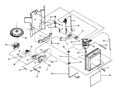 Carburetor Diagram and Parts List for 9600-2  Generac Generator