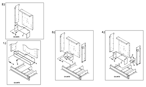 C4 Cb Connection Box Shielding C2//C4 Diagram and Parts List for 0052610 (4370455 - 4409833)(2006) Generac Generator
