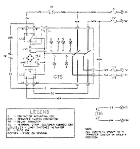Natural Gas Fuel System Diagram and Parts List for 0753-3 Rev 3 Generac Generator