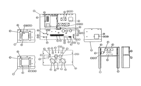 Control Panel Diagram and Parts List for 0589-2  Generac Generator