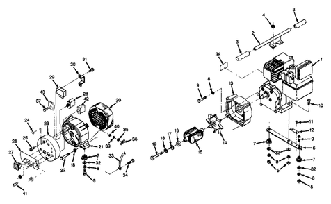 Replacement Parts For Model 5w260 Diagram and Parts List for 5W260 (8916-0)(8916-0) Generac Generator