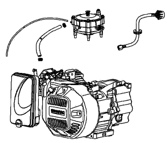 Engine Diagram and Parts List for LP3250 (7562443A - 7673224A)(2012) Generac Generator