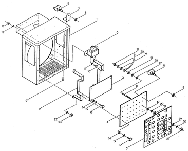 Part Location Diagram of 72402 Generac Stator Wire Shields