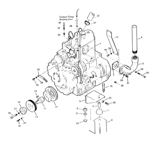 Engine Parts (Part 2) Diagram and Parts List for 6981-0  Generac Generator