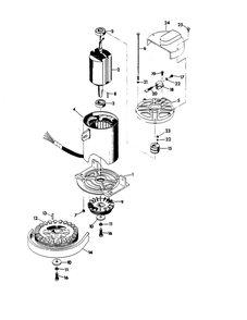 Part Location Diagram of 46455 Generac Rotor Assembly