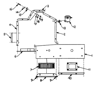 Engine Shrouding Diagram and Parts List for 5697-4  Generac Generator