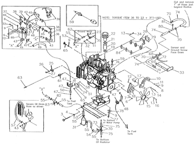 Part Location Diagram of 68-44114 Generac Assy., Ground Strap