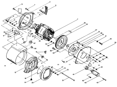 Generator Diagram and Parts List for 9254-1  Generac Generator
