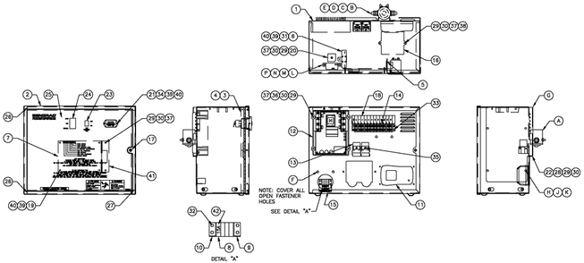 R-200b 1800 Rpm 4.2l Diagram and Parts List for QT04842ANAY (5491309 - 5645752)(2009) Generac Generator