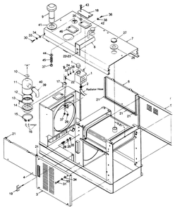 Part Location Diagram of 58509 Generac Bracket, Lifting
