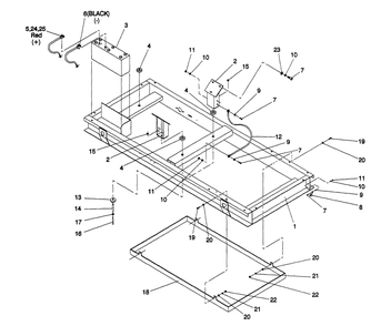 Part Location Diagram of 0C3288 Generac Spill Pan Sheet Mtl