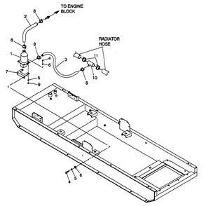 Block Heater Diagram and Parts List for 4364-1  Generac Generator