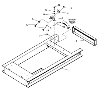 Mounting Base Diagram and Parts List for 9112-6  Generac Generator