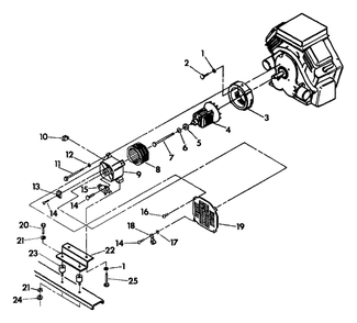 Alternator No. 80835 Diagram and Parts List for EC6400 (9261-0)(9261-0) Generac Generator