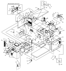Enclosure 1 Diagram and Parts List for 0047602 (4122034 - 5464712)(2014) Generac Generator