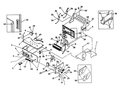 Part Location Diagram of 91297 Generac Hour Meter Wires
