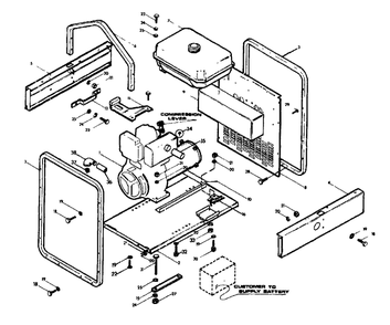 Cradle Diagram and Parts List for R4000D (9014-0)(9014-0) Generac Generator