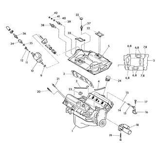 4.3 Liter Engine (Part 2) Diagram and Parts List for 9134-4  Generac Generator