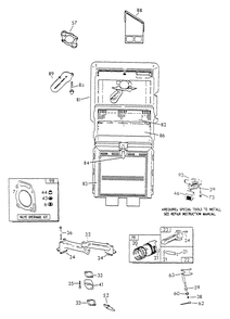 V-Twin Engine Part 1 Diagram and Parts List for 9309-0  Generac Generator