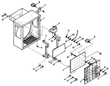 Voltage-Phase Selector Board Diagram and Parts List for 9303-0  Generac Generator
