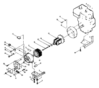 Generator No. 76285 Diagram and Parts List for S2400 (9094-0)(9094-0) Generac Generator