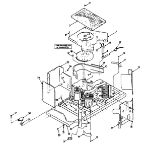 Sheet Metal Diagram and Parts List for 9010-5  Generac Generator