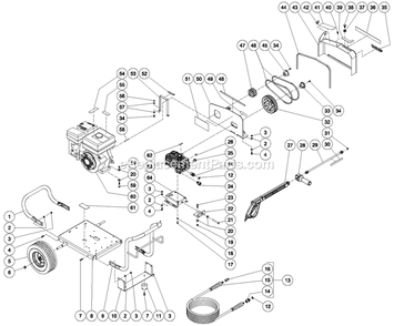 Parts Manual 0062280 Diagram and Parts List for 0062280 (6969631F - 6971305F)(2012) Generac Generator
