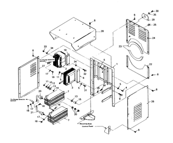 Part Location Diagram of 1362-2122 Generac Nut, Hex - 1/4-20