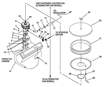 Part Location Diagram of 082508 Generac Ball Joint Pla .25-28