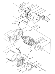 Generator Diagram and Parts List for 9172-1  Generac Generator