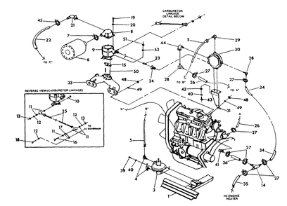 Liquid Withdrawal Gas Fuel System Diagram and Parts List for 0754-2  Generac Generator