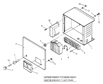 Battery Charger Diagram and Parts List for 9301-1  Generac Generator