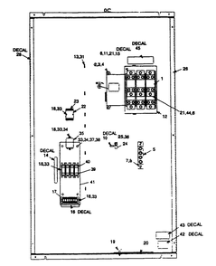 Transfer Switch Diagram and Parts List for 9653-1  Generac Generator
