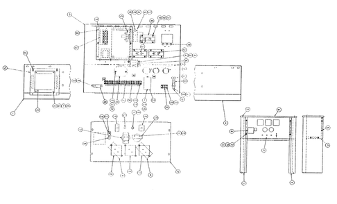 Control Console Diagram and Parts List for 9105-5  Generac Generator