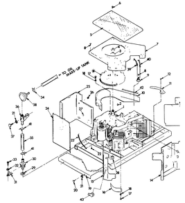 Engine Enclosure Diagram and Parts List for 9007-1  Generac Generator