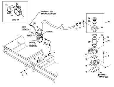Fuel Nat. Gas And Lpv 3.9l 4-Pole Diagram and Parts List for 0052210 (4254584 - 4273668)(2005) Generac Generator
