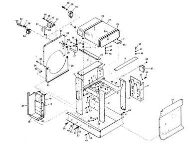 Part Location Diagram of 56942 Generac Diode Plate Assembly