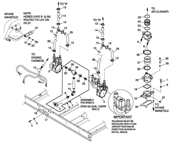 Fuel Natural Gas Ford 6.8l 130kw And 6.8l 150kw Diagram and Parts List for CT15068ANSN (1507V23117)(2007) Generac Generator