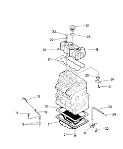 Engine Block Diagram and Parts List for 9318-0  Generac Generator