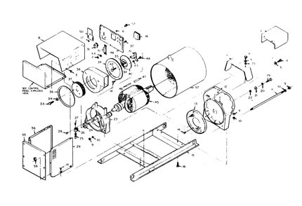 Generator Diagram and Parts List for 6871-9  Generac Generator