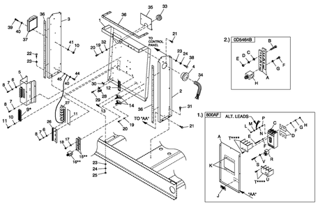 Cpl C5 H Control 800af Cb Connection Diagram and Parts List for QT10068AVAYA (6210339)(2010) Generac Generator