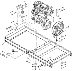 Ev Mtg Base 2.4l C2 Diagram and Parts List for 0056090 (5246790)(2008) Generac Generator