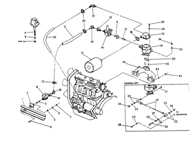 Carburetor Diagram and Parts List for 0611-1  Generac Generator