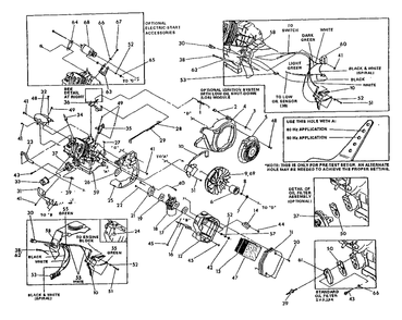 Gn Engine Trim Parts Drawing No. 81654 Diagram and Parts List for GN6500 (0490-0)(0490-0) Generac Generator