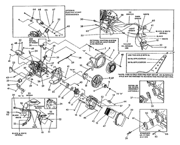 Gn-Engine Trim Parts Drawing No. 81645 Diagram and Parts List for GN5500 (0488-0)(0488-0) Generac Generator