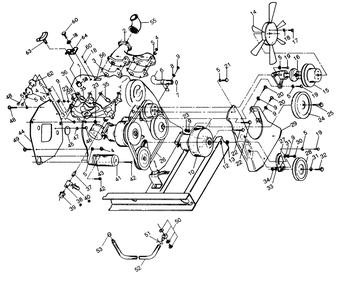 Engine Parts Diagram and Parts List for 9348-0  Generac Generator